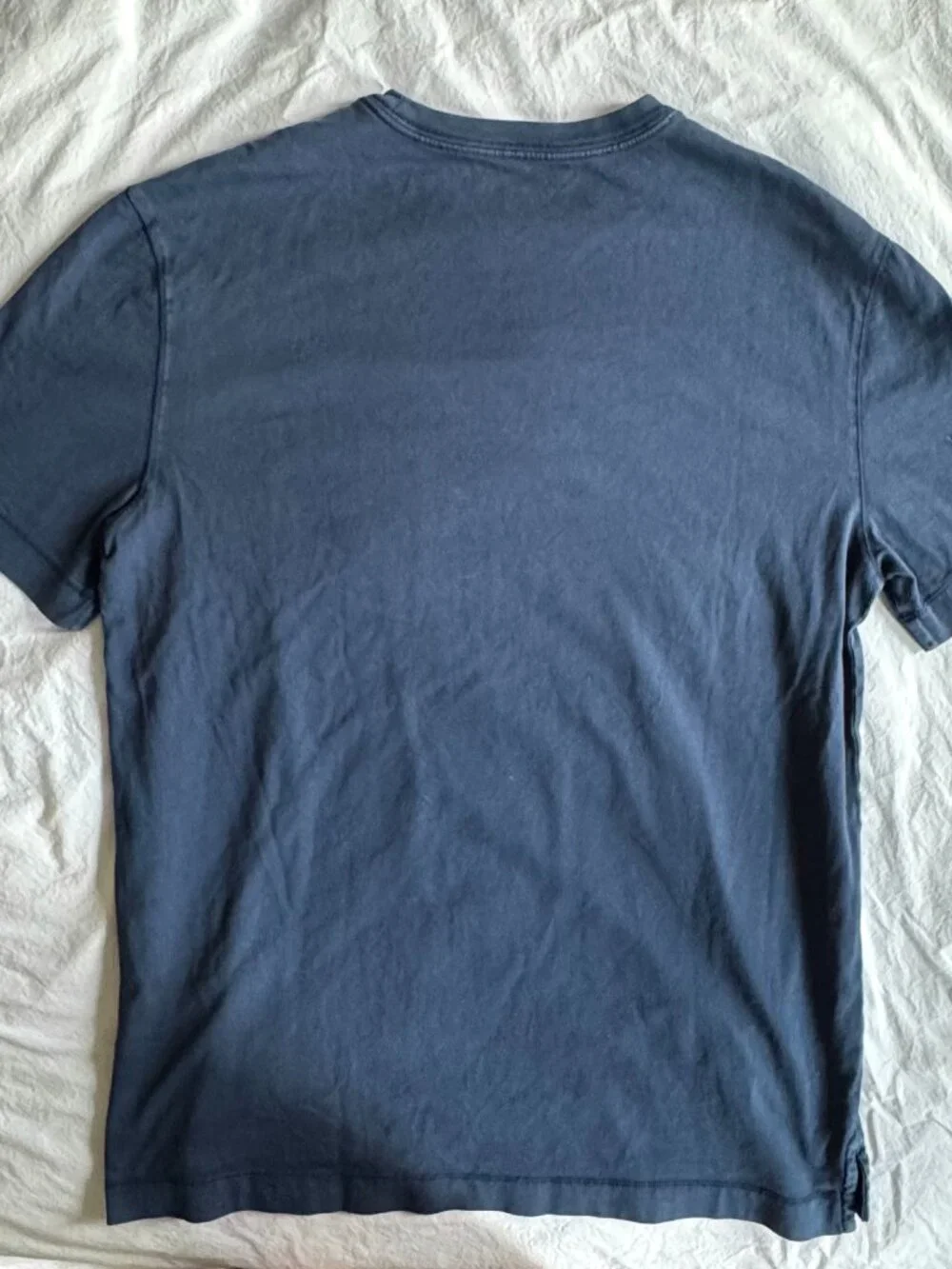 Mens M 100% Cotton Banana Republic Navy Basic Tshirt